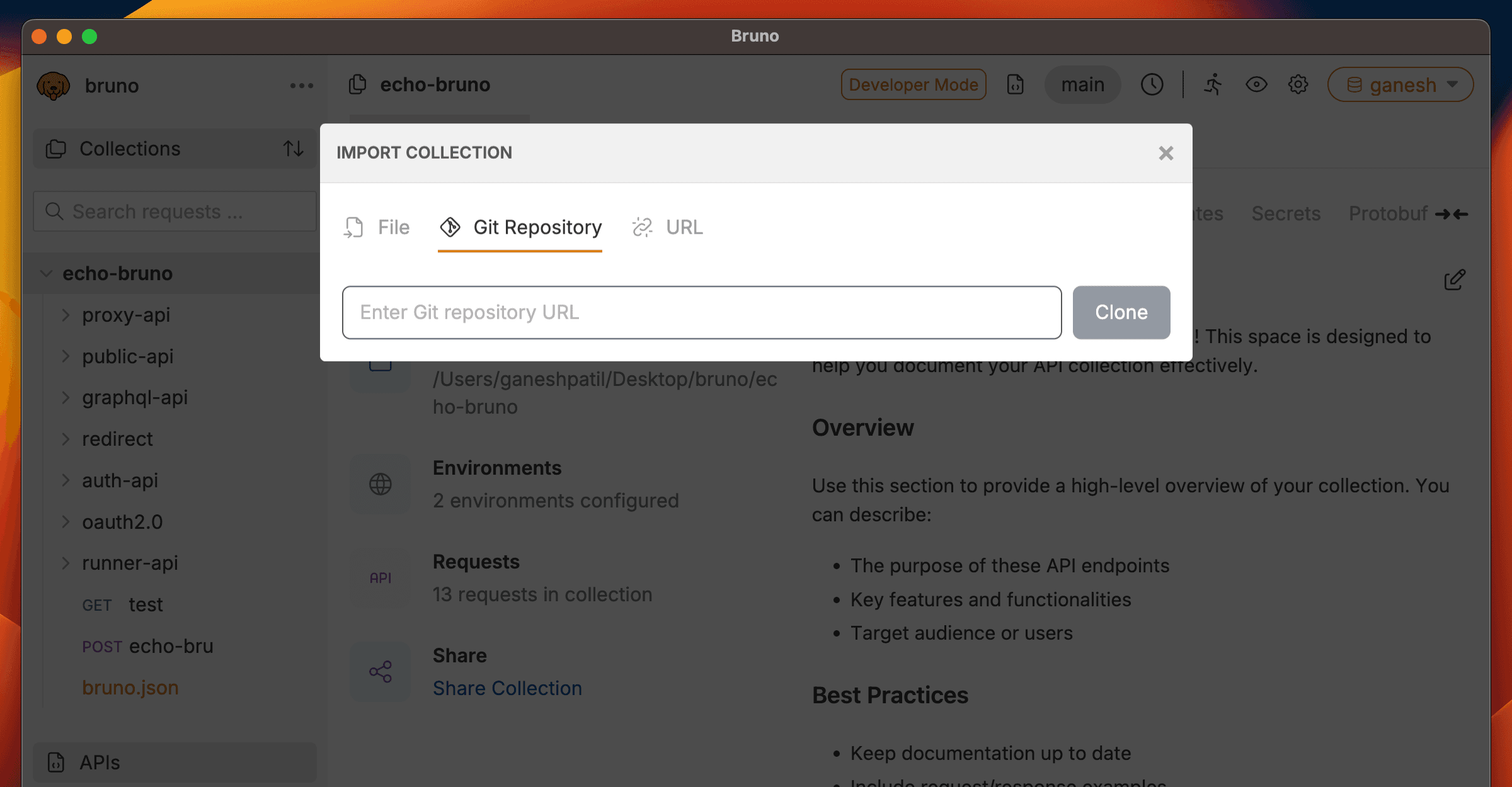 Clone Git Repository